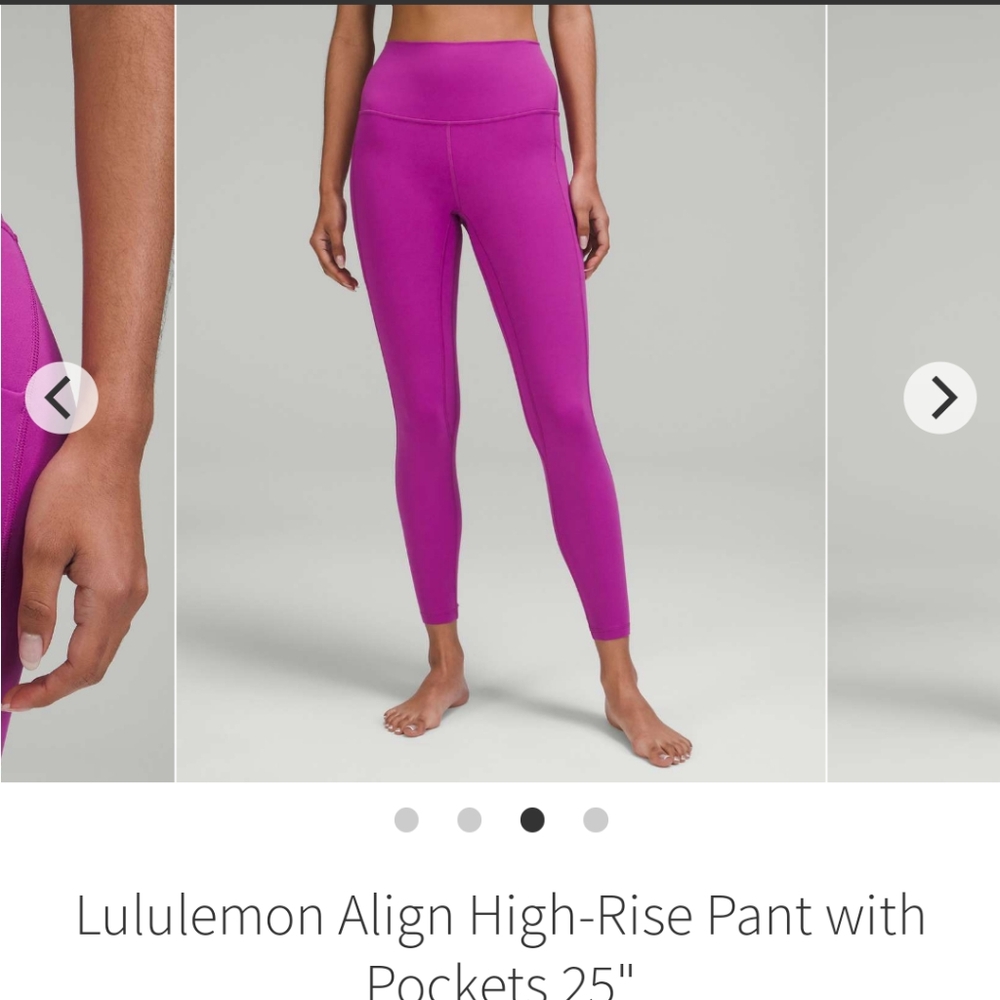 Lululemon Align High Rise with pockets